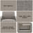 Gray Chenille Accent Chair