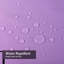 Rideau de douche imperméable mauve, rideaux de douche pour la salle de bain avec 12 crochets-130012074