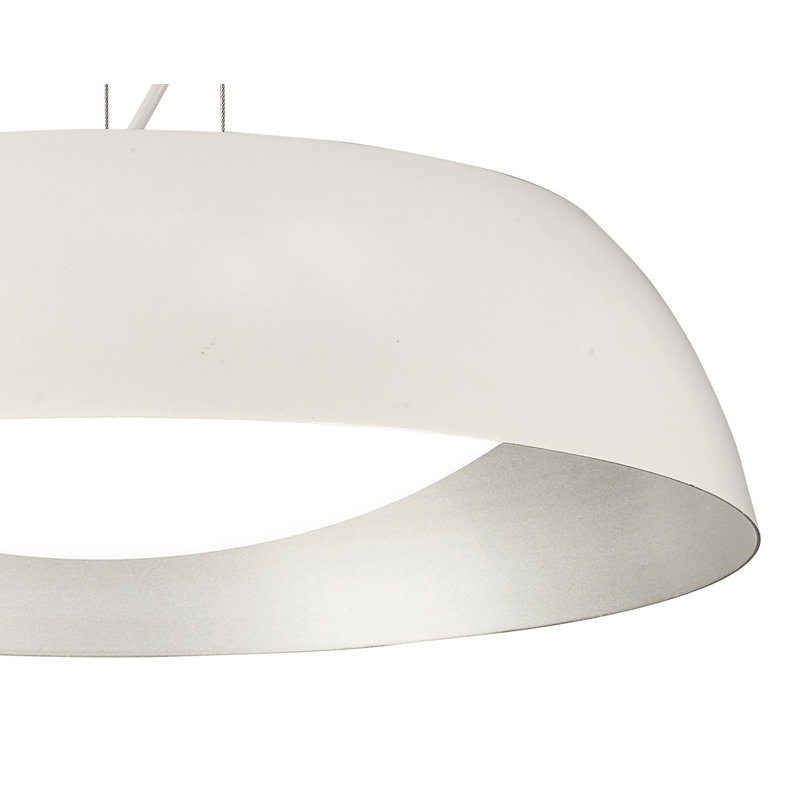 Septimus 1 - Light Dome Pendant, 150cm H x 45cm W x 45cm D, Polished Chrome