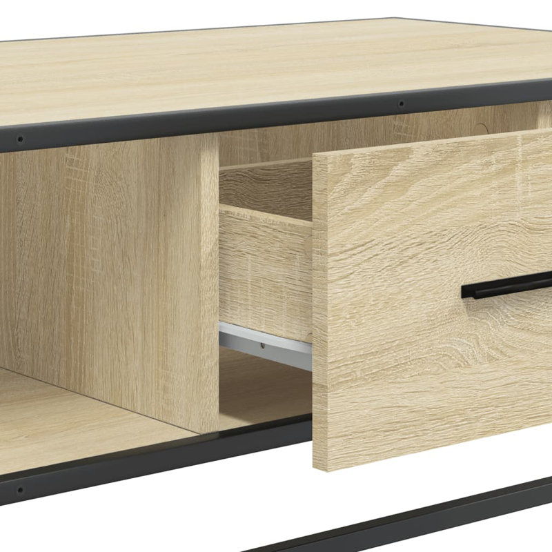 Sabier Coffee Table with Storage, Sonoma Oak