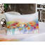 Drap-housse et coussin décoratif à motif floral Ambesonne, orange, rouge, vert