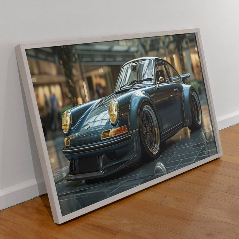 Reproduction d'art sur toile, affiche de grande taille, affiche de voiture de sport., H 24 po x l 48 po