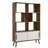 Transmit 45" Bookcase With Sliding Doors In Walnut-108574837