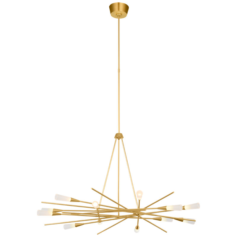 Stellar 12 - Light Metal LED Chandelier by Chapman & Myers