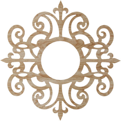 Dijon Wood Fretwork Pierced Ceiling Medallion