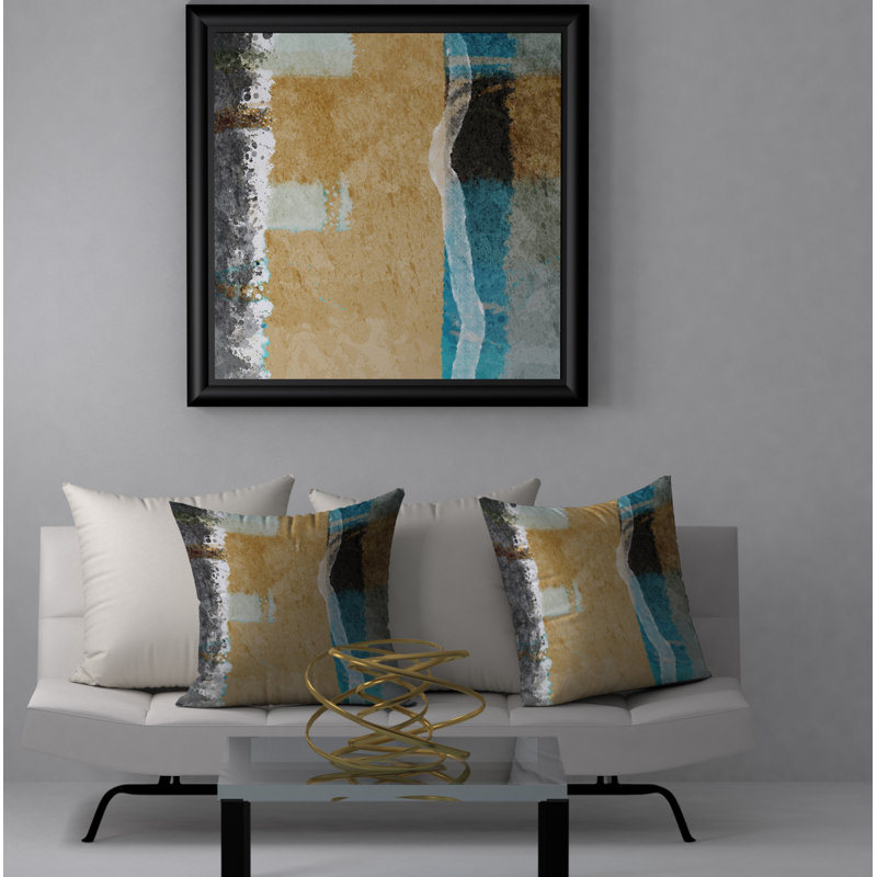 Housse de coussin carrée/insert, 18" x 18"