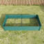 2 pots de jardin rectangulaires surélevés en métal vert 6 × 3 × 1Ft-130594104-130594105