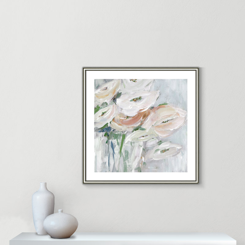 Impeccable - reproduction d'art, H 28,75 po x l 28,75 po x P 0,88 po, Papier avec cadre argenté