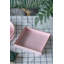 Plateau décoratif carré en plastique de 8,5 po avec finition rose et bordure dorée, plateau d'appoint transitionnel pour meuble-lavabo, plateau de table, organisation ou centre de table 