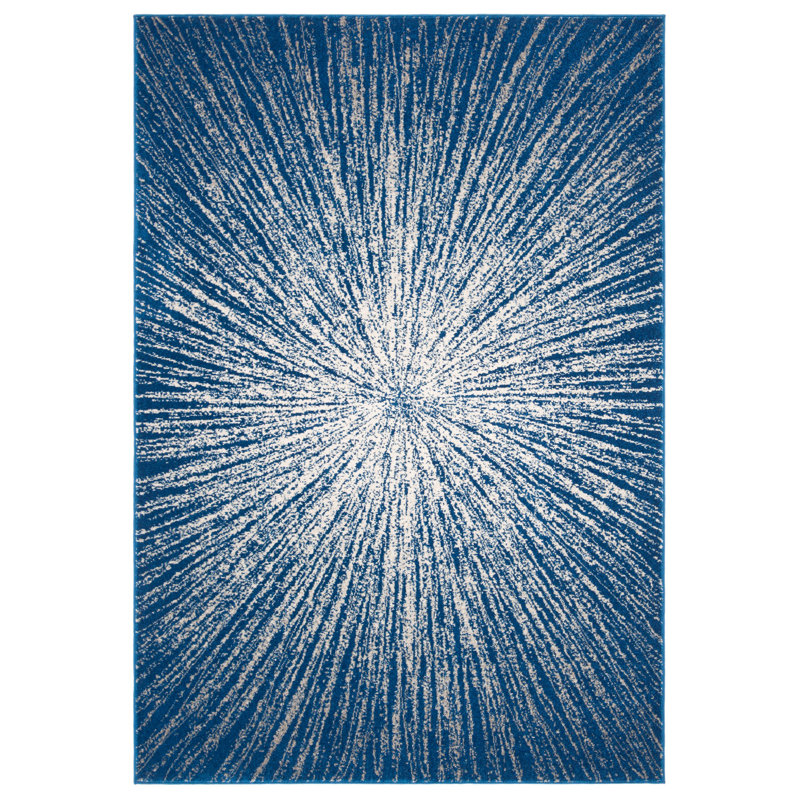Faustina Performance Abstract Rug, Rectangle 4' x 6'