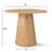 Agne 35" Round Pedestal Dining Table-979627750