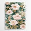 Aquarelle florale, art mural en métal beige 28-675619601