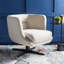 Fauteuil demi-tonneau pivotant de 27,17 po Arnelle-369271665