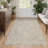 Washable Rug Scalloped Rug Non Slip, Farmhouse Braided Print Carpet, Soft Non Shedding Floor Covering, Low Pile Thin Foldable Mats, Indoor Neutral Carpet for Living Room Bedroom-1370369832-1371904525
