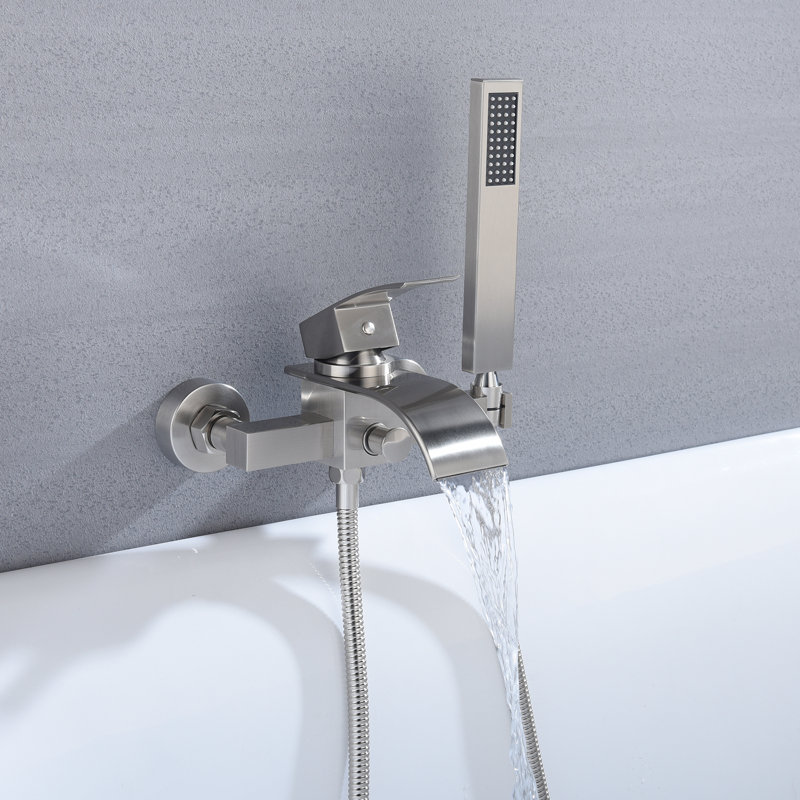 1 Handle Wall Waterfall Faucet with Diverter