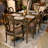 Angelenia 6 - Person Glass Top Four Leg Dining Set