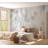 Surface Texture Wallpaper Wall Mural - White Marble Peace-638760892