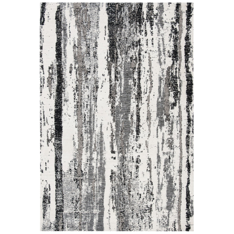Roanoke Vintage Performance Abstract Rug, Rectangle 4' x 6'