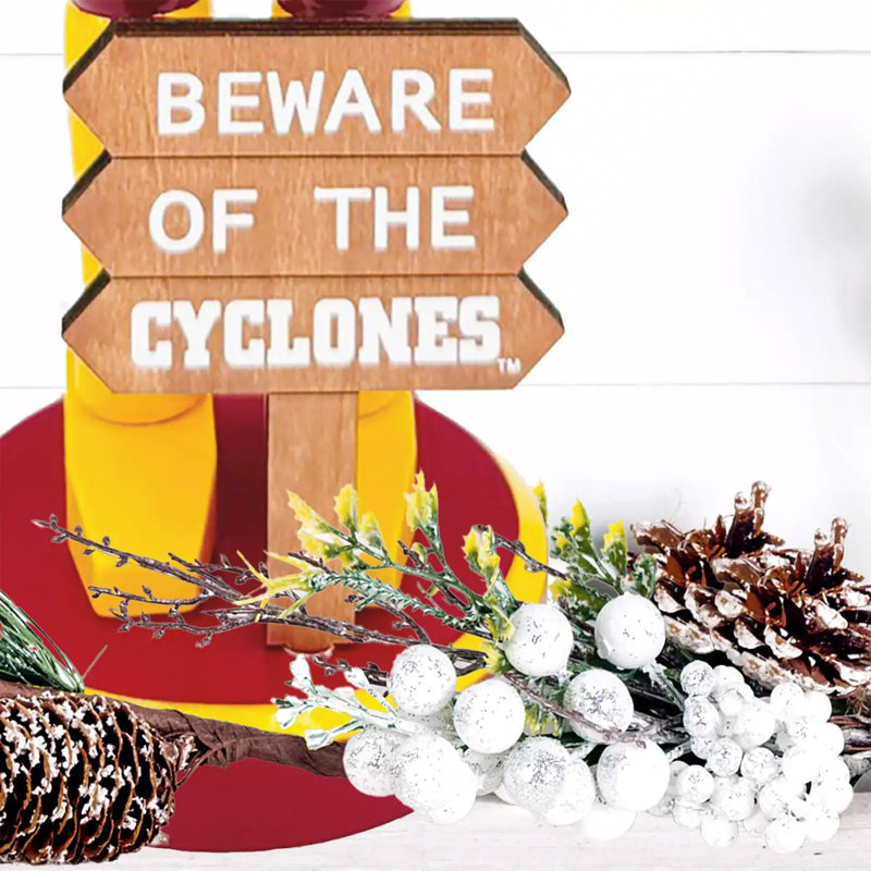 Casse-noisette 12 "NCAA College Spirit Beware, Iowa State