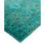 Overdyed One-of-a-Kind 2' 7" X 12' 2" Hand Knotted Area Rug