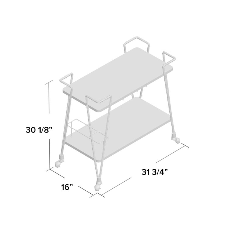 Metal Bar Cart