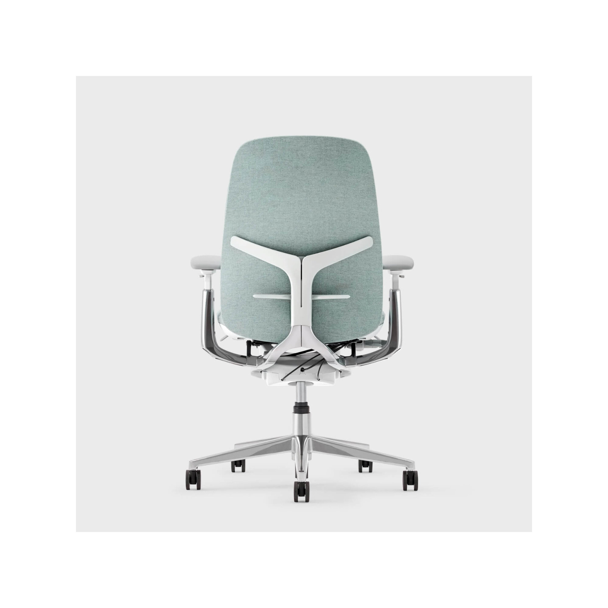 Haworth Zody Upholstered Office Chair - Dual Posture with Lumbar Support, Balsam