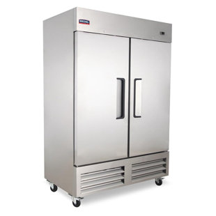 Medal Equipment 54" Commercial 2 Door Reach-in Freezer | 49 Cu.ft. Solid Stainless Steel Door | -10°f Deep Freeze 1 Hp Energy Star Etl R290 5-year Compressor Warranty (Set of 452)