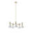 5-Light Metal Chandelier