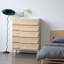 Commode d'appoint en bois simple et moderne