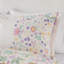 Housse de couette simple colorée avec tissu réversible et tissu de coton-130428853