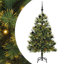 Artificial Hinged Christmas Tree with Cones-334923946-334923950