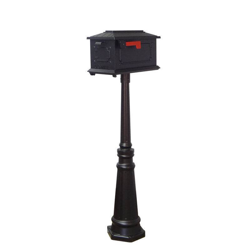 Kingston Aluminum Post Mounted Mailbox