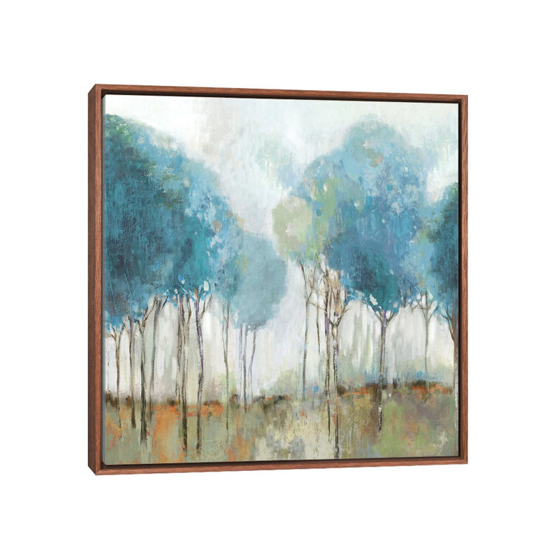 «Misty Meadow II» par Allison Pearce - reproduction d'art, H 26 po x l 26 po x P 1,5 po, Pas de tapis