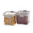 Food Storage - Set of 2 Containers and 2 Lids