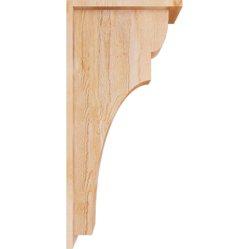 Yorkshire Yorktown avec plaque arrière, H 22 po x l 6 po x P 14 po, Cèdre rouge, Sciage brut