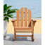 Moreno Solid Eucalyptus Wood Outdoor Rocking Chair