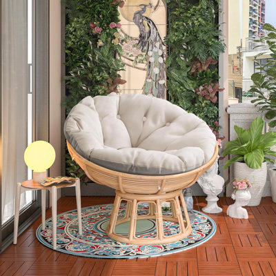 WOWMAX Papasan Chair Cushion （No chair）