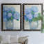 «Blue Hydrangeas in Vase I», ensemble de 2 reproductions d'art-1851520524-1851520520-1856462727