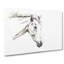 A Portrait of a Horse by Jean Bernard - Wrapped Canvas-55368188