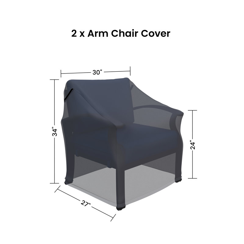Housses pour chaises longues d'extérieur en aluminium 28,4 po