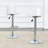 Modern Minimalist Bar Chairs And Bar Stools. Can Rotate 360 ° And Adjust Lifting. PET Backrest And PU Seats. Set Of 2. Suitable For Bars, And Front Desk Cashiers.-659647493