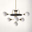 Andrea 7 Light Metal Dimmable Sputnik Chandelier