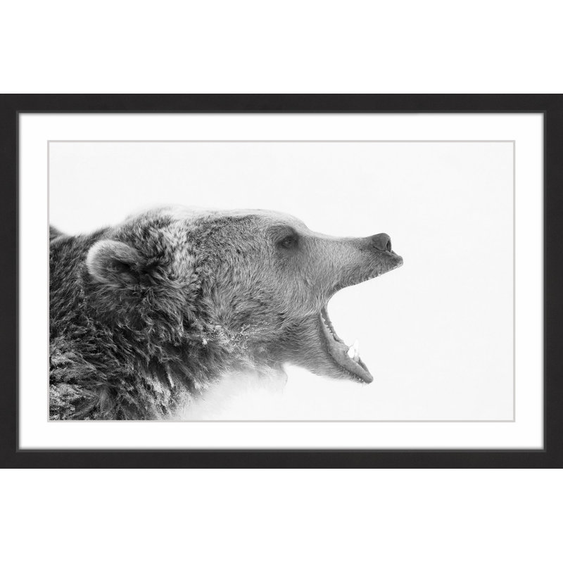 « call of the wild », reproduction de photo encadrée, H 20 po x l 30 po x P 1,5 po