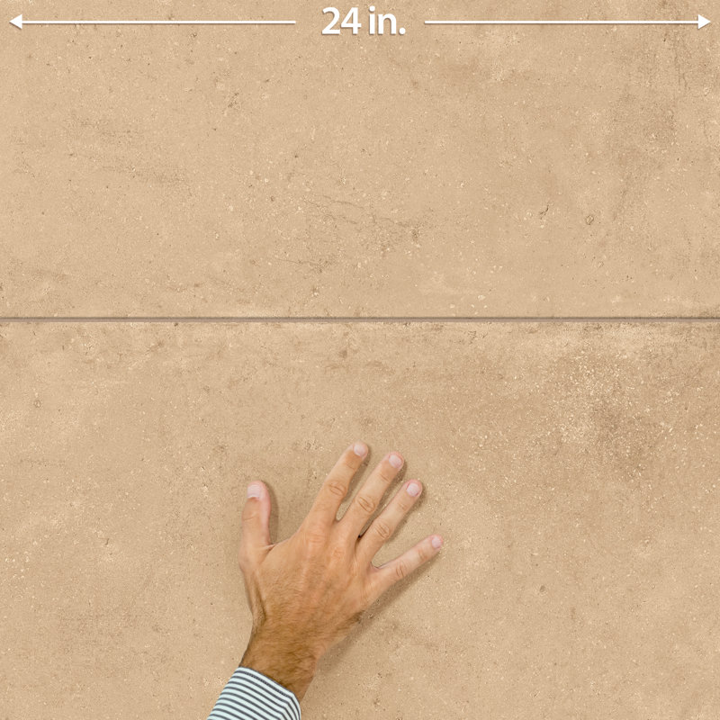 Cythere 23-1/2 in. x 47 in. Porcelain Floor and Wall Tile, Yellow
