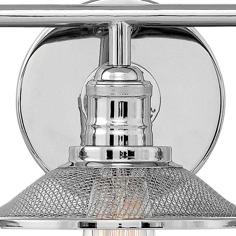 Rigby 3-Light Vanity Light, Polished Nickel
