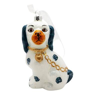 Team Dog Ornaments, 4 Assort., University of South Carolina, White