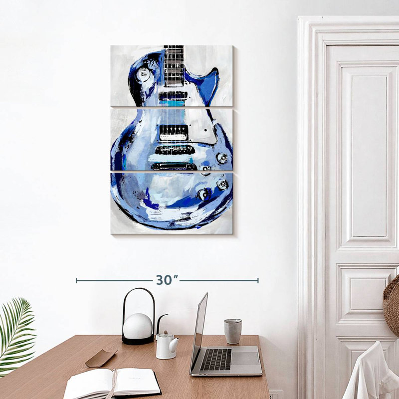 Abarca Electric Blues I, 32" H x 20" W