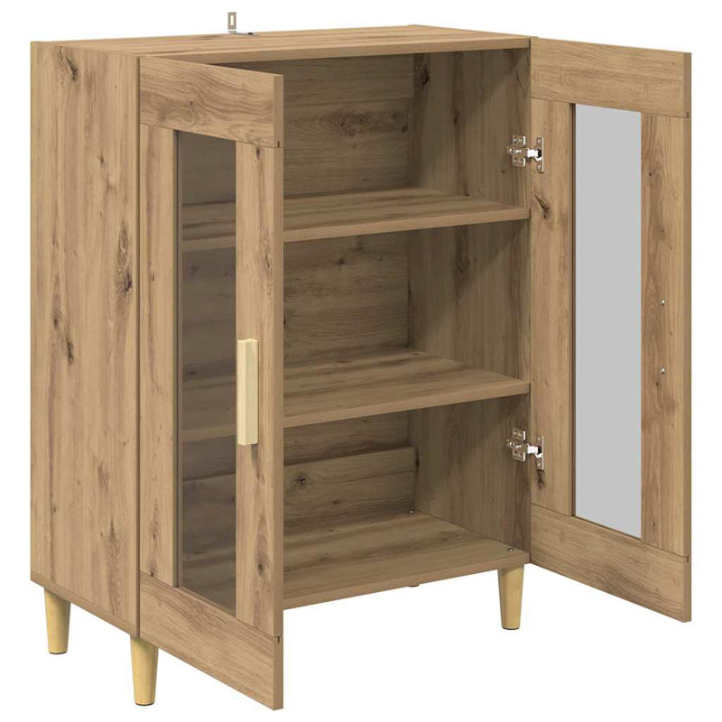  Sideboard Old Wood 69.5 X 34 X 90 Cm Engineered Wood, Artisan Oak