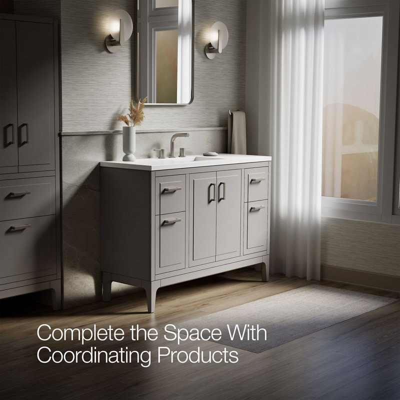 Seer 48.13" Single Bathroom Vanity Set, Mohair Gray