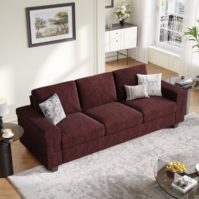 Dereon Square Arm Polyester Sofa